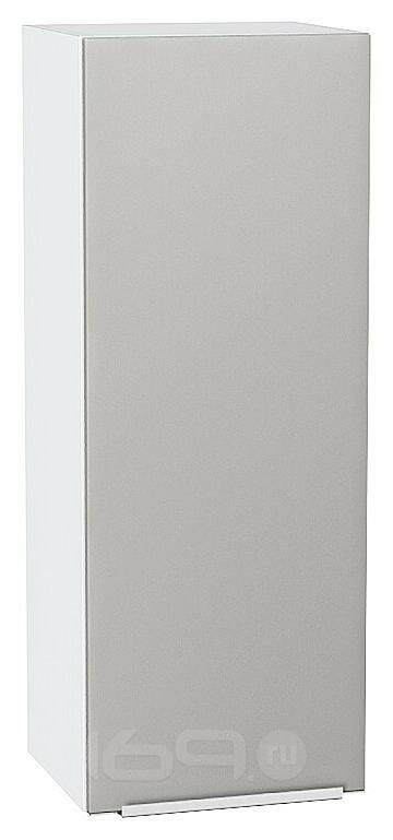 Шкаф верхний с 1-ой дверцей Фьюжн Silky Light Grey Белый 920*350*320