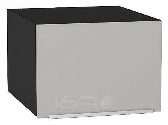 Шкаф верхний горизонтальный глубокий Фьюжн Silky Light Grey Graphite 358*500*576