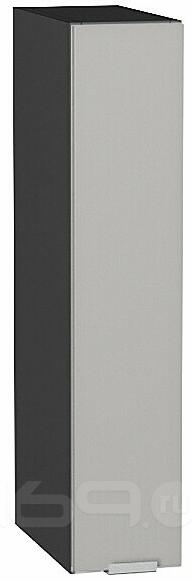 Шкаф верхний бутылочница Фьюжн Silky Light Grey Graphite 716*150*320