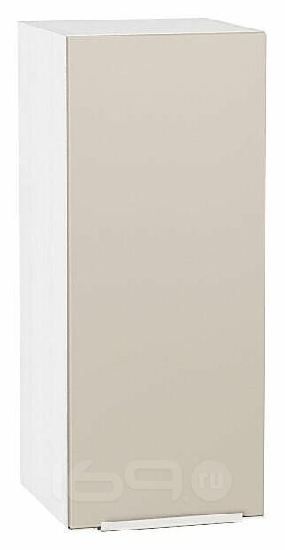 Шкаф верхний с 1-ой дверцей Фьюжн Cream Silk/Белый 716*300*320