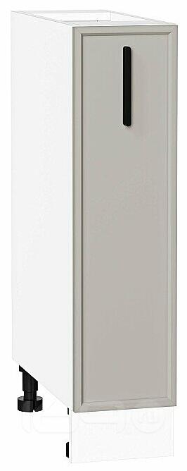 Шкаф нижний бутылочница Фрейм Grey Silk Белый 816*200*484
