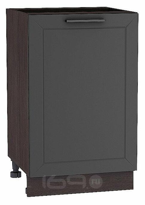 Шкаф нижний с 1-ой дверцей Глетчер Маренго Силк Graphite 816*500*478