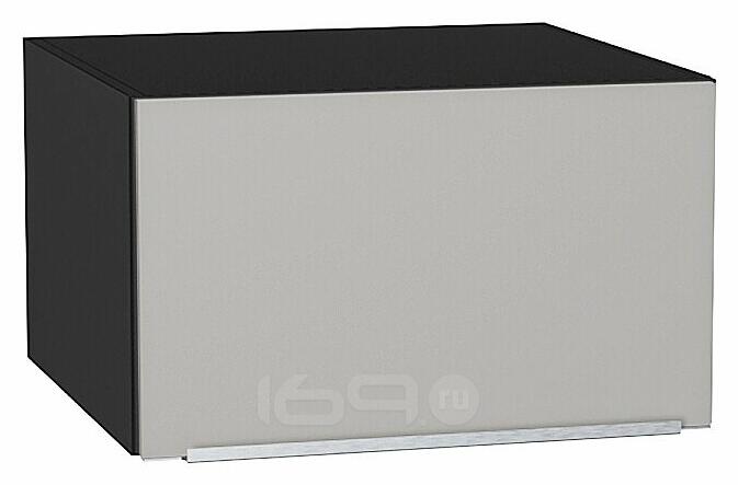 Шкаф верхний горизонтальный глубокий Фьюжн Silky Light Grey Graphite 358*600*576