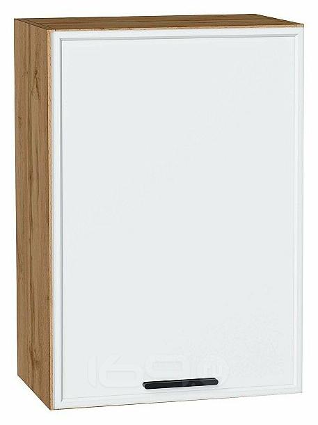 Шкаф верхний с 1-ой дверцей Фрейм White Silk Дуб Вотан 716*500*324