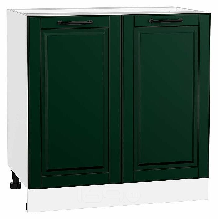 Шкаф нижний с 2-мя дверцами Дублин Special Green/Белый 816*800*478