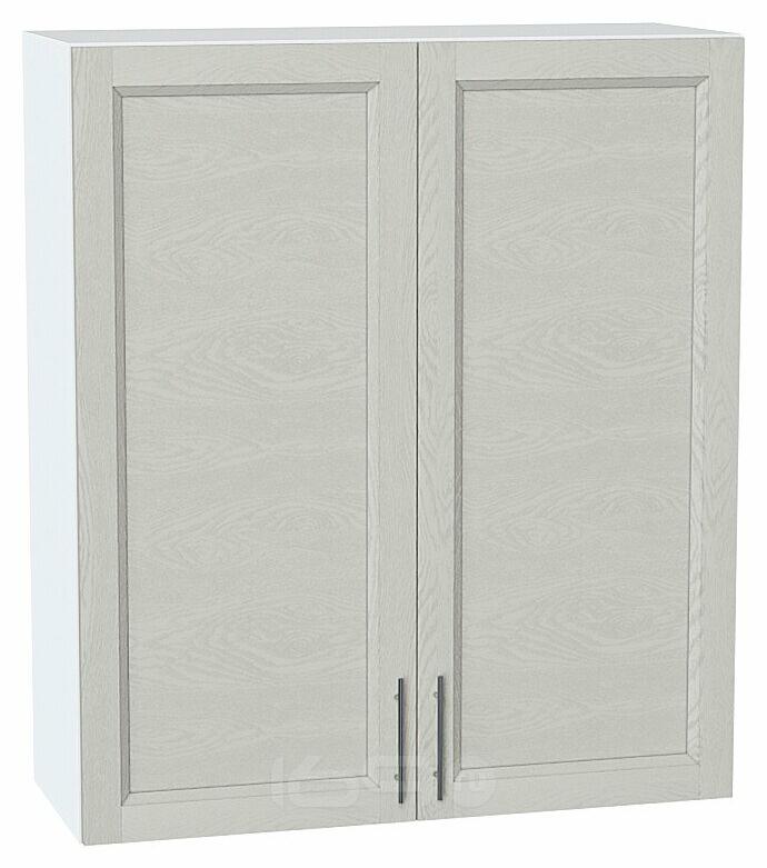 Шкаф верхний с 2-мя дверцами Сканди Cappuccino Softwood Белый 920*800*320