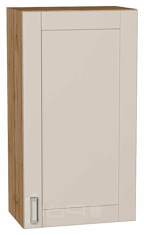 Шкаф верхний с 1-ой дверцей Лофт Cream Silk/Дуб Вотан 920*500*320