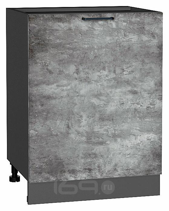 Шкаф нижний с 1-ой дверцей Флэт Temple Stone 2S/Graphite 816*600*478