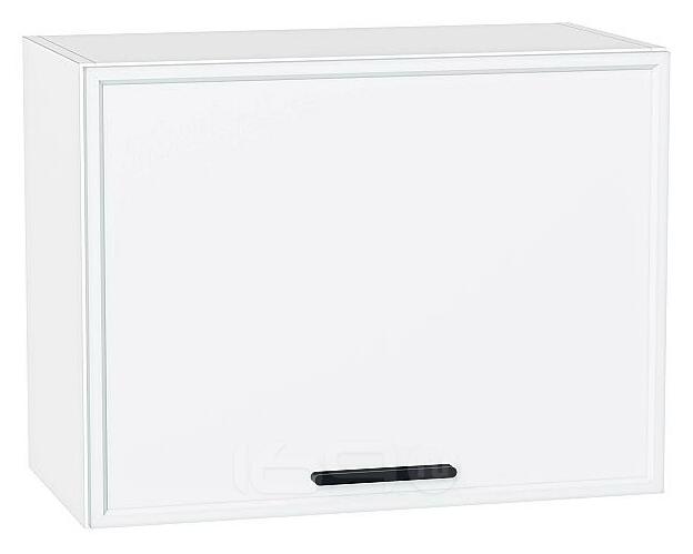 Шкаф верхний горизонтальный Фрейм White Silk/Белый 460*600*324