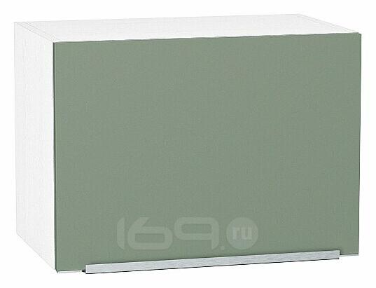 Шкаф верхний горизонтальный Фьюжн Silky Mint Белый 358*500*320