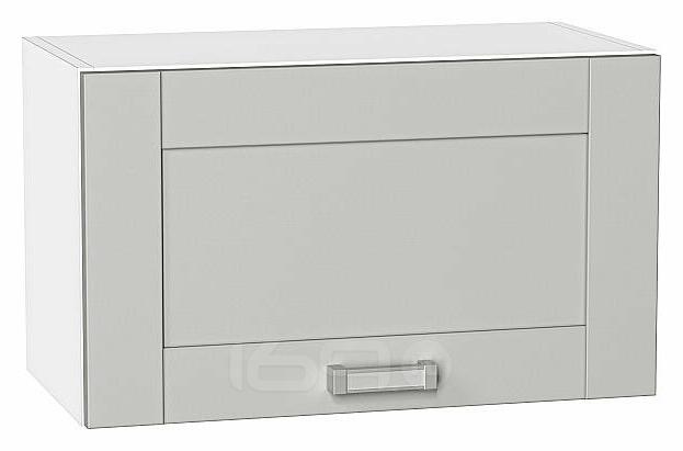 Шкаф верхний горизонтальный Лофт Grey Silk/Белый 358*600*320