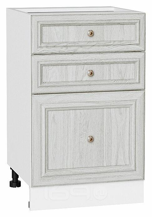 Шкаф нижний с 3-мя ящиками Шале White Dreamline Белый 816*500*480