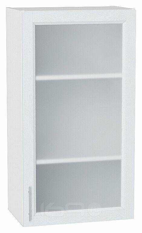 Шкаф верхний с 1-ой остекленной дверцей White Softwood/Белый 920*500*320