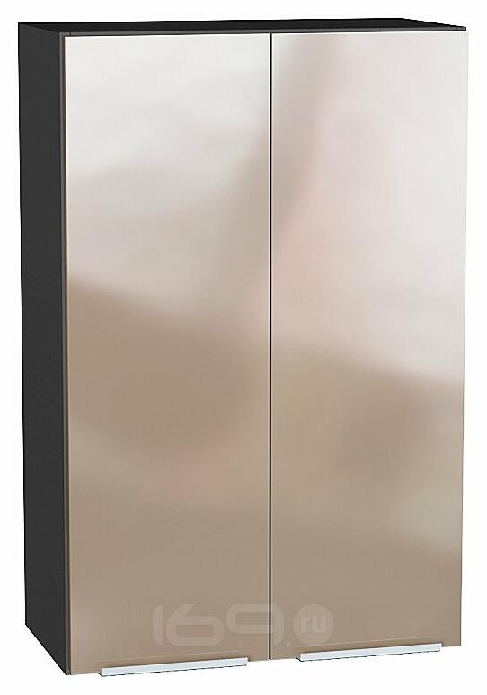 Шкаф верхний с 2-мя дверцами Фьюжн Gallant Graphite 920*600*320