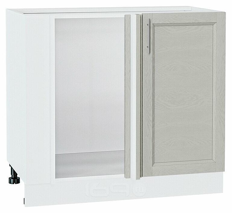 Шкаф нижний угловой Сканди Cappuccino Softwood Белый 816*890*480