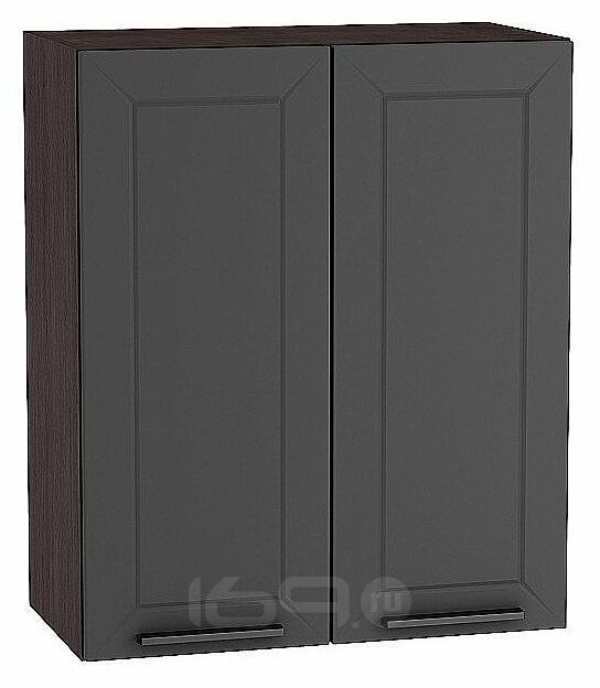 Шкаф верхний с 2-мя дверцами Глетчер Маренго Силк Graphite 920*600*318