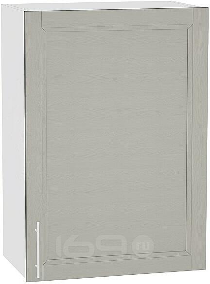 Шкаф верхний с 1-ой дверцей Сканди В 609 Grey Softwood-Белый
