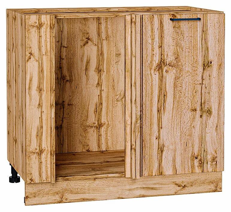 Шкаф нижний угловой Флэт Wotan Oak 2S/Дуб Вотан 816*890*478