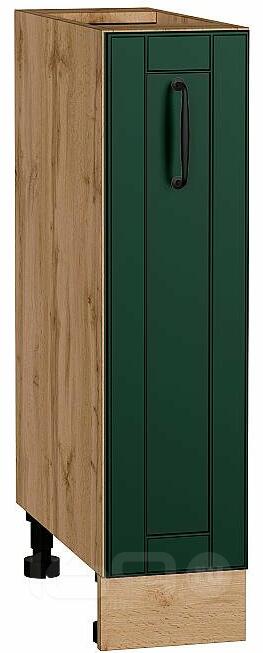 Шкаф нижний бутылочница Дублин Special Green/Дуб Вотан 816*200*478