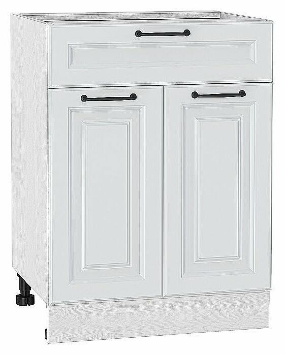 Шкаф нижний с 2-мя дверцами и ящиком Ницца Blanco/Белый 816*600*478