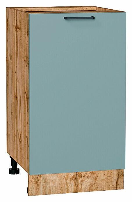Шкаф нижний с 1-ой дверцей Флэт Grey-green In 2S/Дуб Вотан 816*450*478
