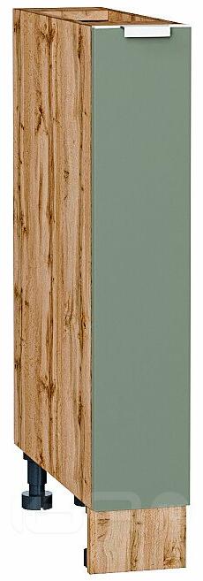Шкаф нижний бутылочница Фьюжн Silky Mint Дуб Вотан 816*150*480