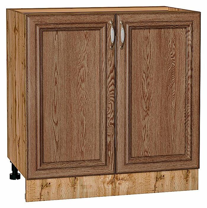Шкаф нижний с 2-мя дверцами Шале Brown Dreamline Дуб Вотан 816*800*480