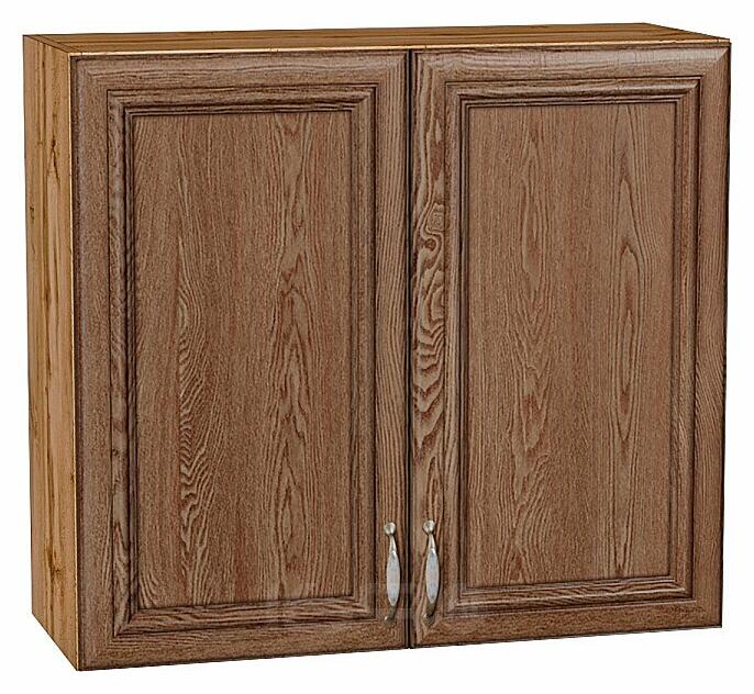 Шкаф верхний с 2-мя дверцами Шале Brown Dreamline Дуб Вотан 716*800*320