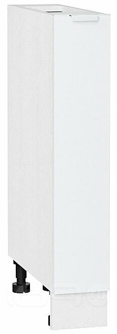 Шкаф нижний бутылочница Фьюжн Silky White Белый 816*150*480