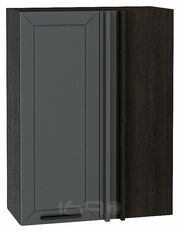 Шкаф верхний прямой угловой Глетчер Маренго Силк Graphite 920*690*345