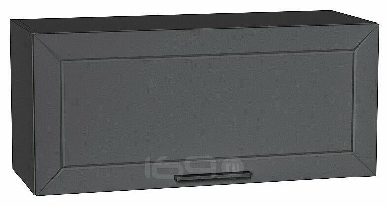 Шкаф верхний горизонтальный Глетчер Маренго Силк Graphite