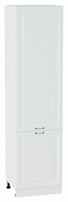 Шкаф пенал с 2-мя дверцами Ницца Белый/Белый 2336*600*574