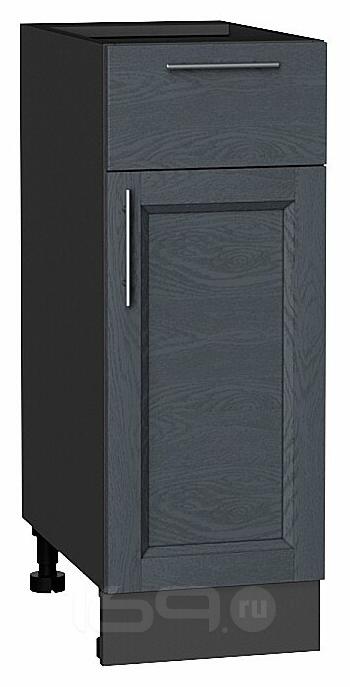 Шкаф нижний с 1-ой дверцей и ящиком Сканди Graphite Softwood Graphite 816*300*480