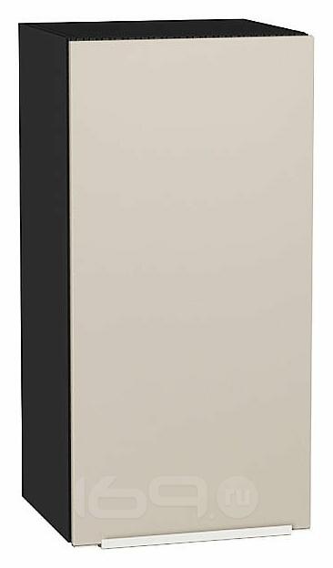 Шкаф верхний с 1-ой дверцей Фьюжн Cream Silk/Graphite 716*350*320