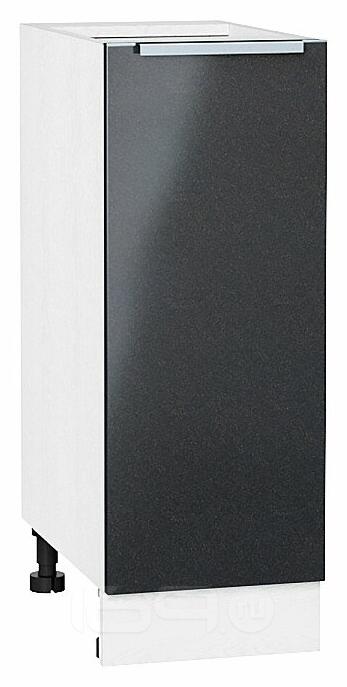 Шкаф нижний с 1-ой дверцей Фьюжн Anthracite Белый 816*300*480