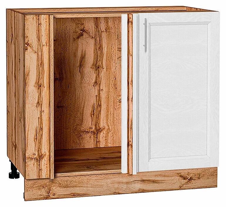 Шкаф нижний угловой Сканди White Softwood Дуб Вотан 816*890*480