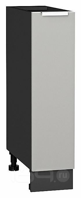 Шкаф нижний с 1-ой дверцей Фьюжн Silky Light Grey Graphite 816*200*480
