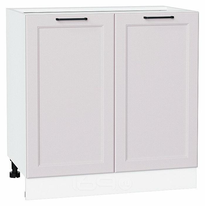 Шкаф нижний с 2-мя дверцами Барселона Кашемир Белый 816*800*484