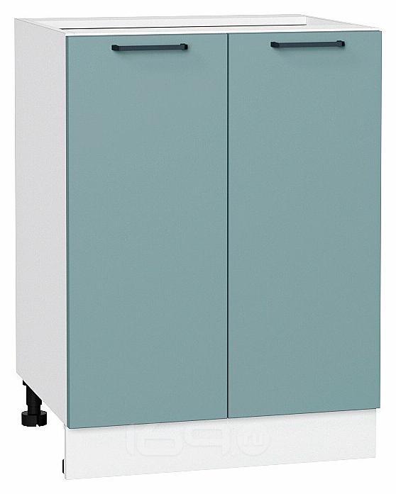 Шкаф нижний с 2-мя дверцами Флэт Grey-green In 2S/Белый 816*600*478
