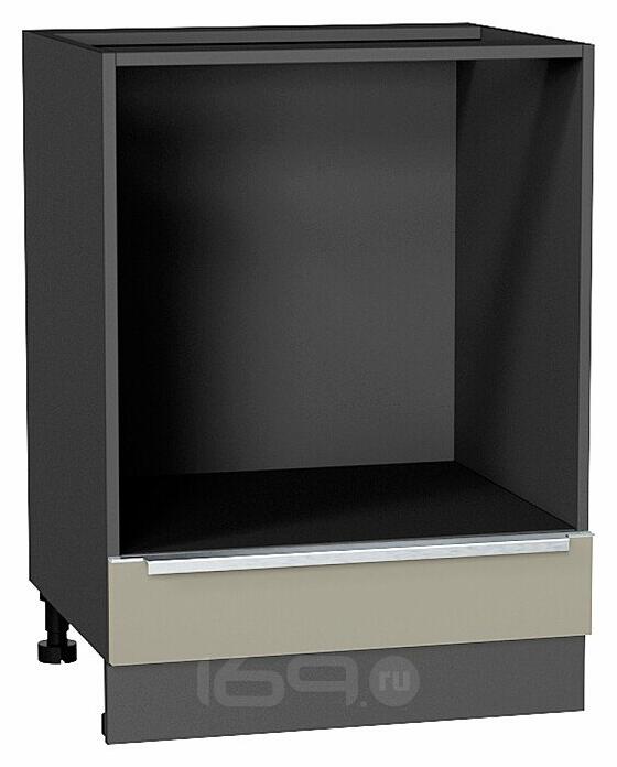 Шкаф нижний под духовку Фьюжн Silky Grey Graphite 816*600*476