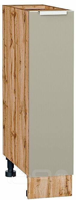 Шкаф нижний бутылочница Фьюжн Silky Grey Дуб Вотан 816*200*480