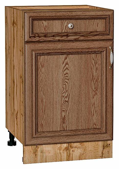 Шкаф нижний с 1-ой дверцей и ящиком Шале Brown Dreamline Дуб Вотан 816*500*480