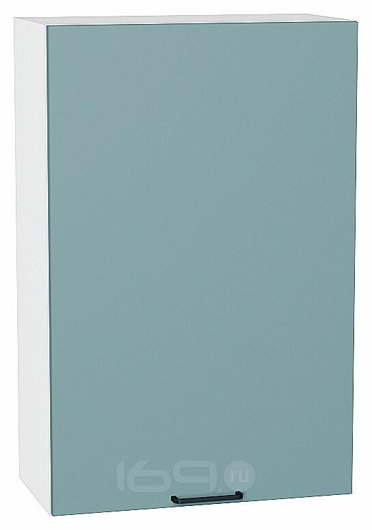 Шкаф верхний с 1-ой дверцей Флэт Grey-green In 2S/Белый 920*600*318