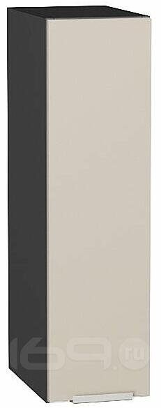 Шкаф верхний бутылочница Фьюжн Cream Silk/Graphite 716*200*320