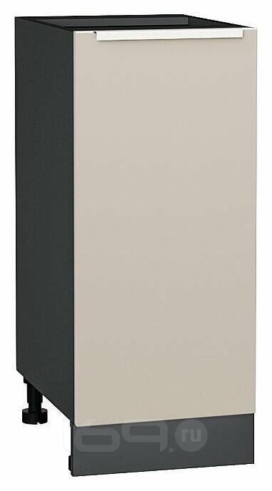 Шкаф нижний с 1-ой дверцей Фьюжн Cream Silk/Graphite 816*350*480
