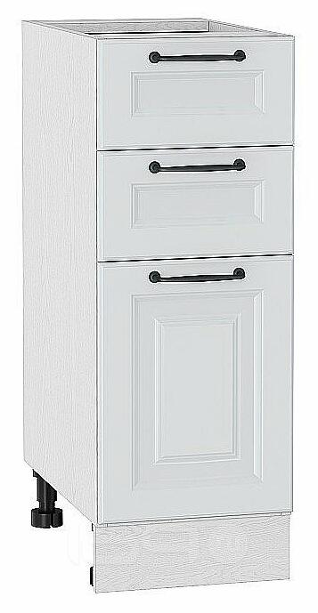 Шкаф нижний с 3-мя ящиками Ницца Blanco/Белый 816*300*478