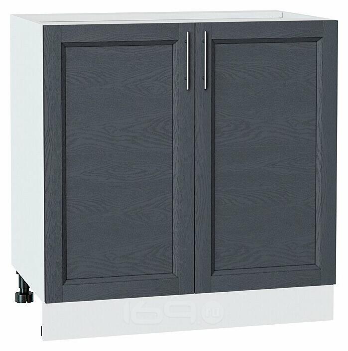Шкаф нижний с 2-мя дверцами Сканди Graphite Softwood Белый 816*800*478