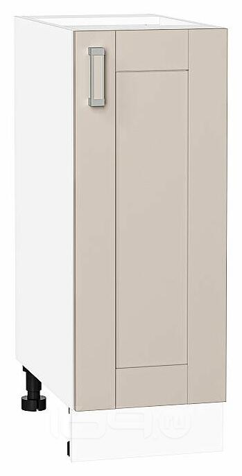 Шкаф нижний с 1-ой дверцей Лофт Cream Silk/Белый 816*300*480