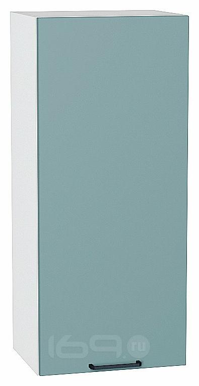 Шкаф верхний с 1-ой дверцей Флэт Grey-green In 2S/Белый 920*400*318