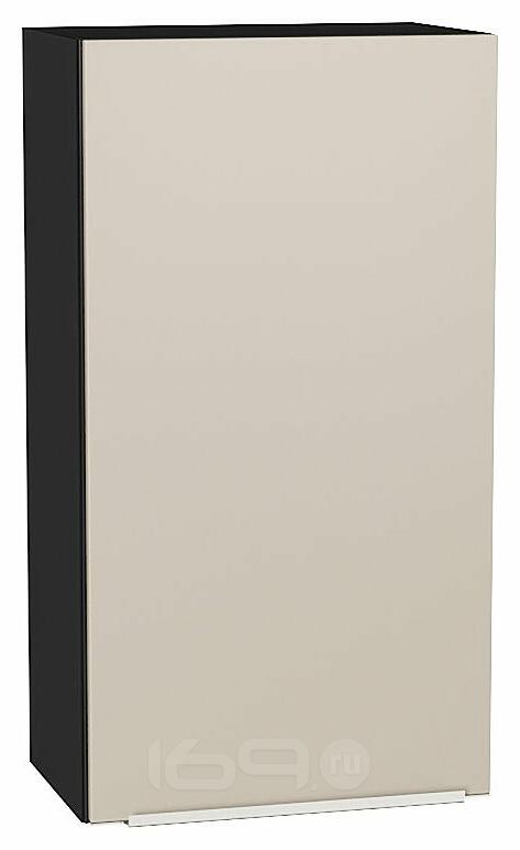 Шкаф верхний с 1-ой дверцей Фьюжн Cream Silk/Graphite 920*500*320